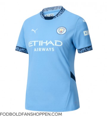 Manchester City Matheus Nunes #27 Hjemmebanetrøje Dame 2024-25 Kortærmet